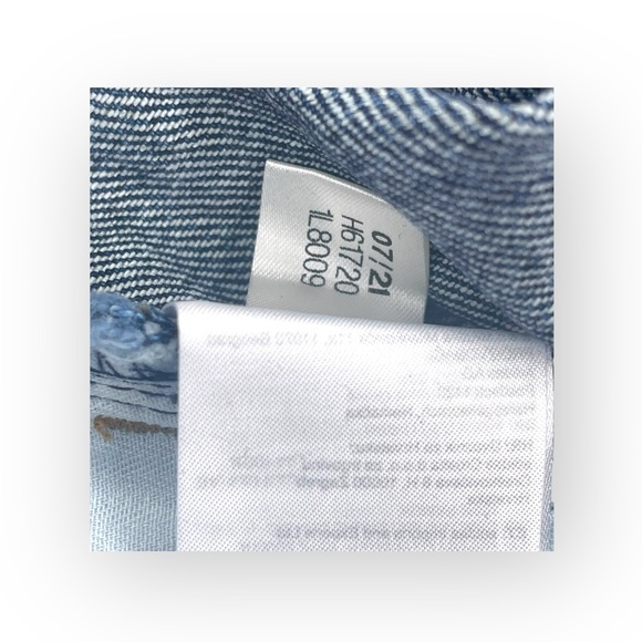 VHTF: new adidas originals x Ivy Park ᯾ Beyoncé Denim Mini Skirt ᯾ Dark Stripe M - Picture 15 of 17